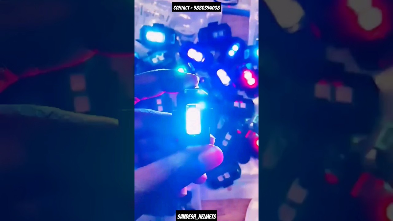 Airplane led lights for bikes and helmets || bike modification accessories||