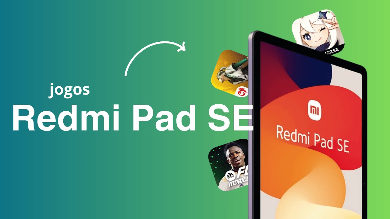 Redmi Pad SE é Bom Para Jogos? Teste (Free Fire, Roblox, Genshin Impact, EA FC e Mais)