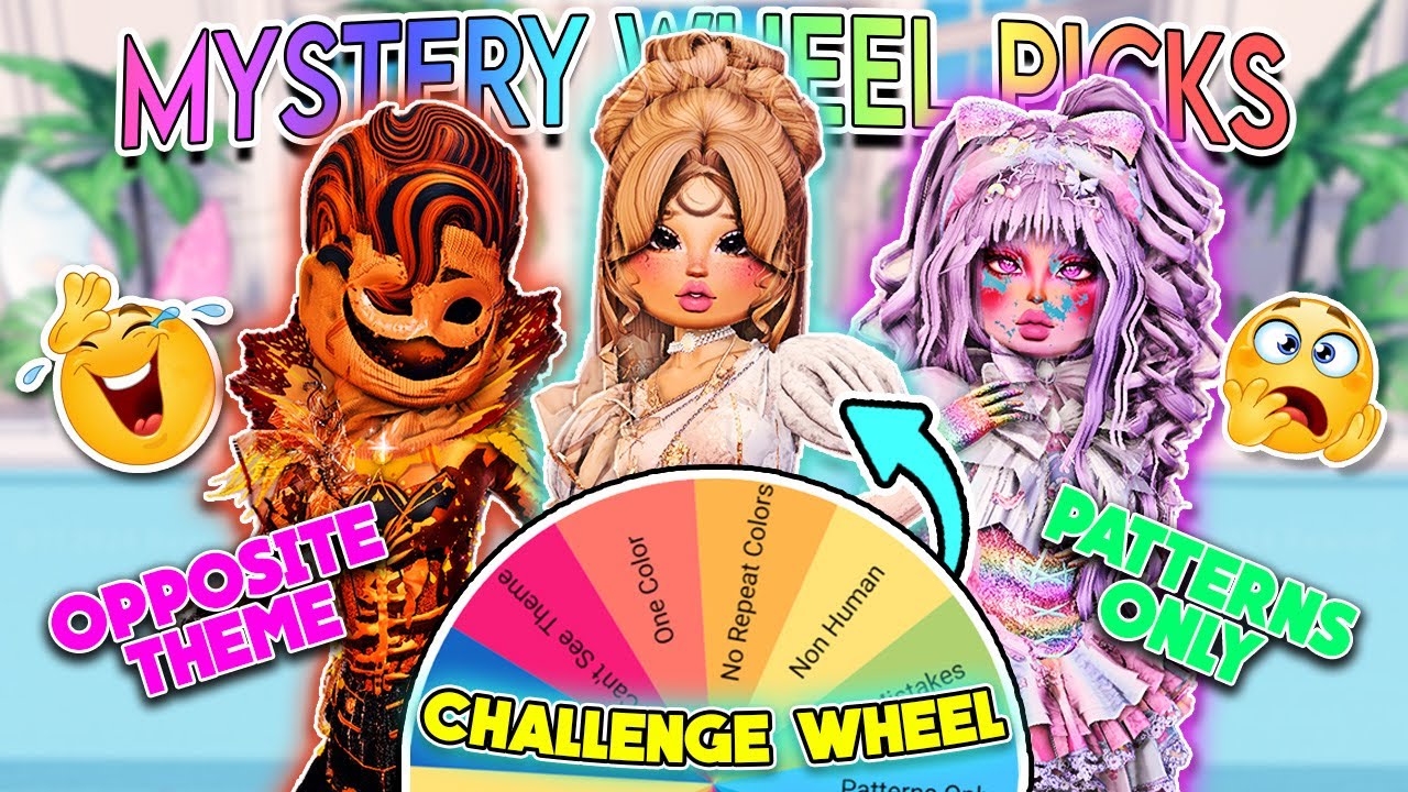 A *WHEEL* Picks My CHALLENGE For *EVERY ROUND* NO MATTER The Theme In DRESS TO IMPRESS! (Roblox)