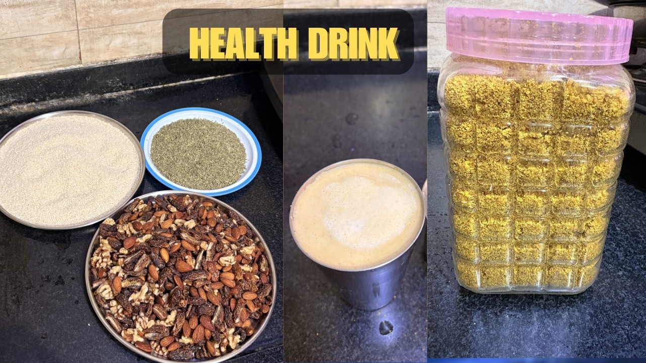 Homemade Health Drink Powder! Boosts Immunity! Strengthens Bones & Muscles! Nutrition for Families!