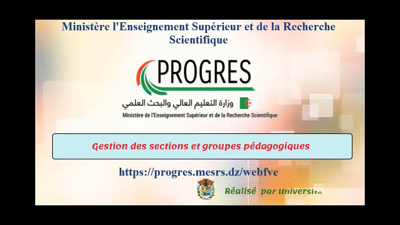 Progres FVE: Importation des sections et groupes pour S2