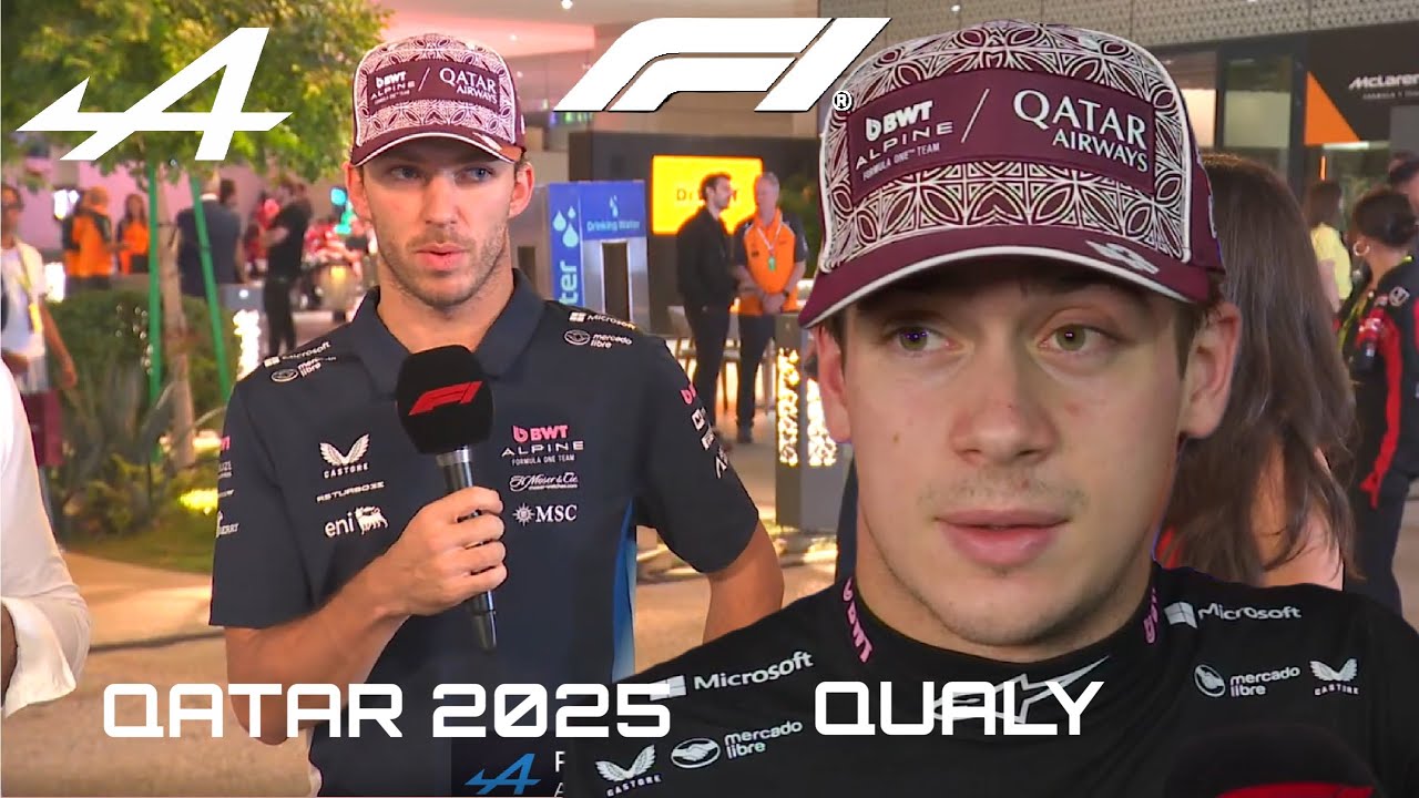 FRANCO COLAPINTO🇦🇷 PIERRE GASLY🇫🇷 en QATAR GP 2025 POST QUALY CLASIFICACI&Oacute;N