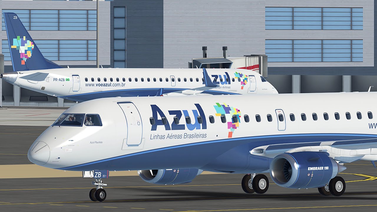 [BUSY ATC TRAFFIC] Infinite Flight Full Flight | Campinas [SBKP] - Rio [SBRJ] | Azul E190