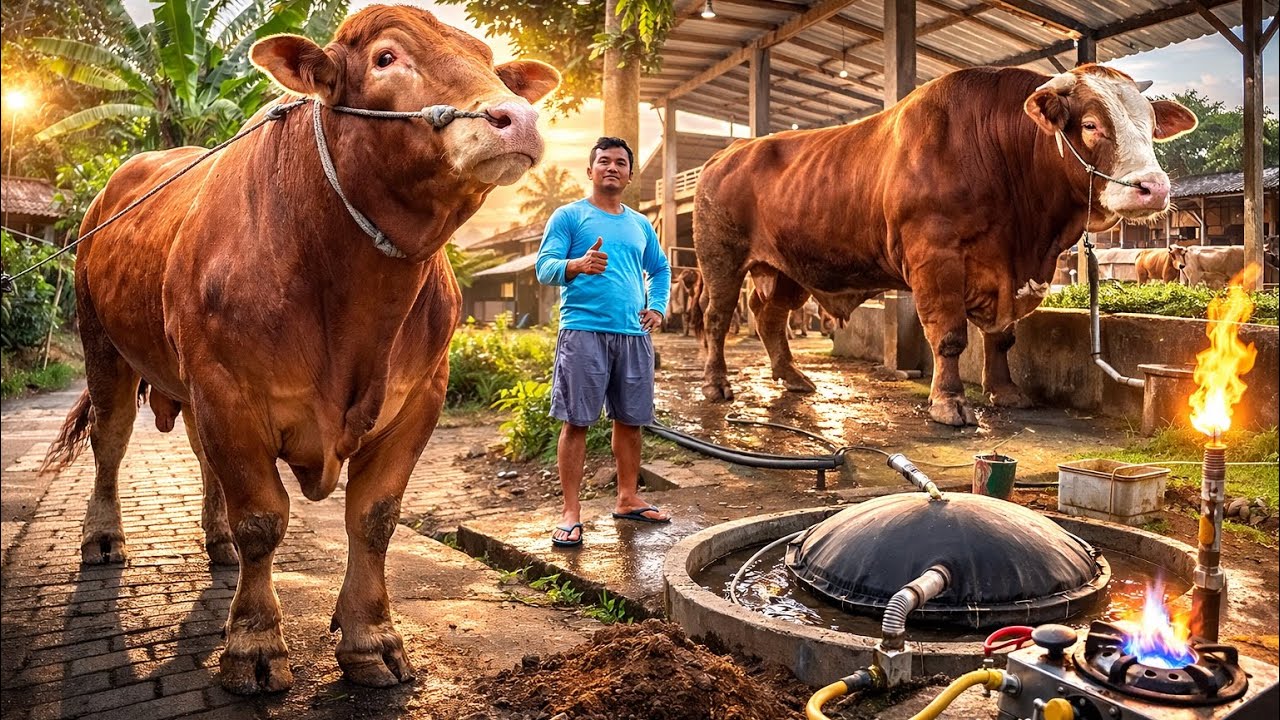 JUAL MOBIL DEMI SAPI ‼️KINI PUNYA SAPI 1 TON 200 DAN INSTALASI BIOGAS | BLITAR