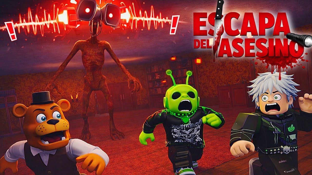 ESCAPA DEL ASESINO!! | SOBREVIVE AL ASESINO | FT Canutos 