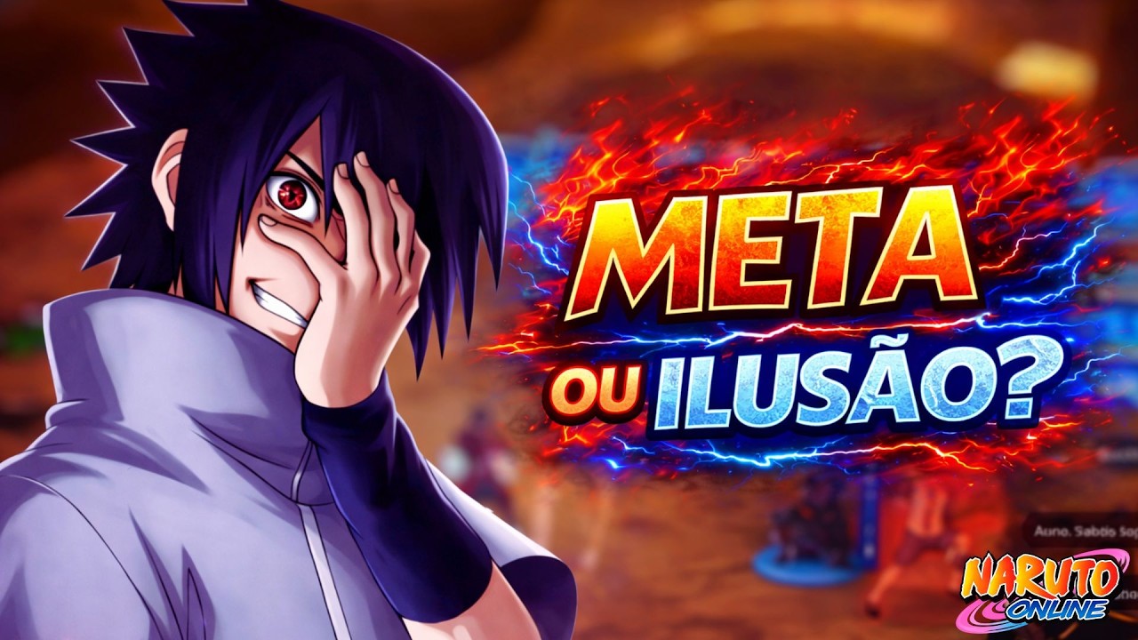 SASUKE até que joga bem contra o Guy... mas .......- Naruto Online BR