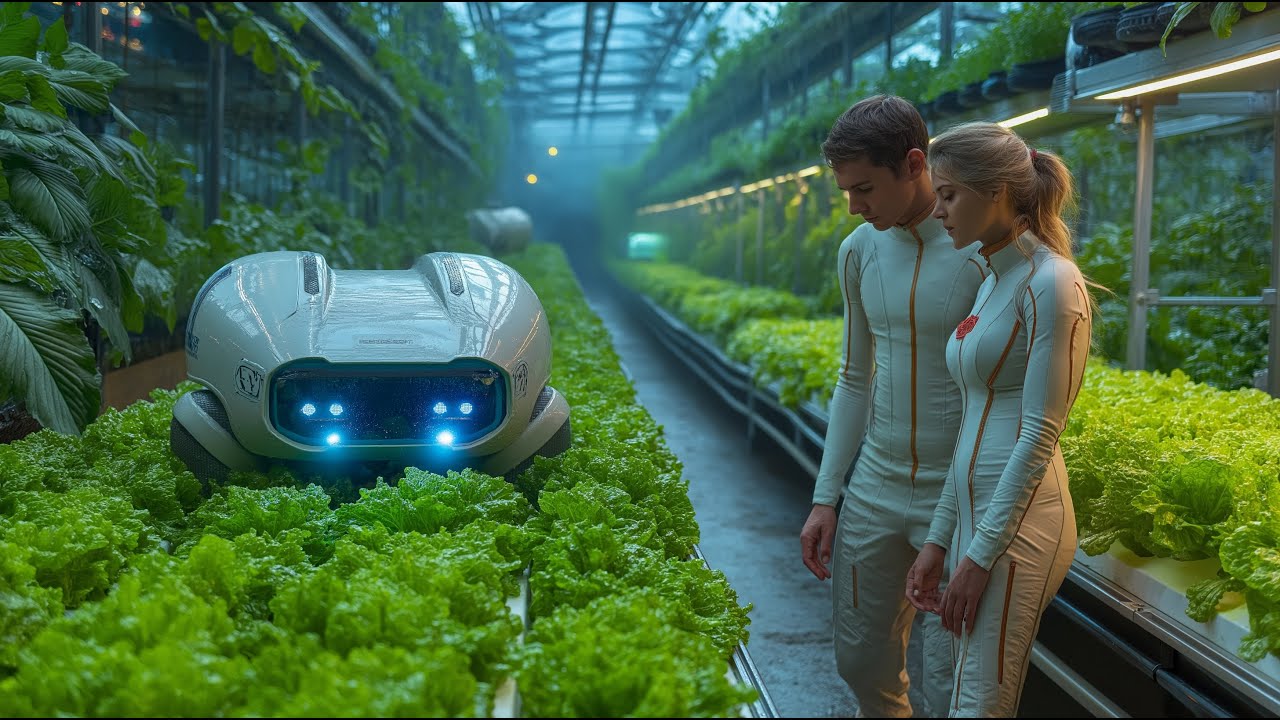 Future Utopia Journey 2090: Jungle Landing Cities  Sci-fi AI Short Film (4K)
