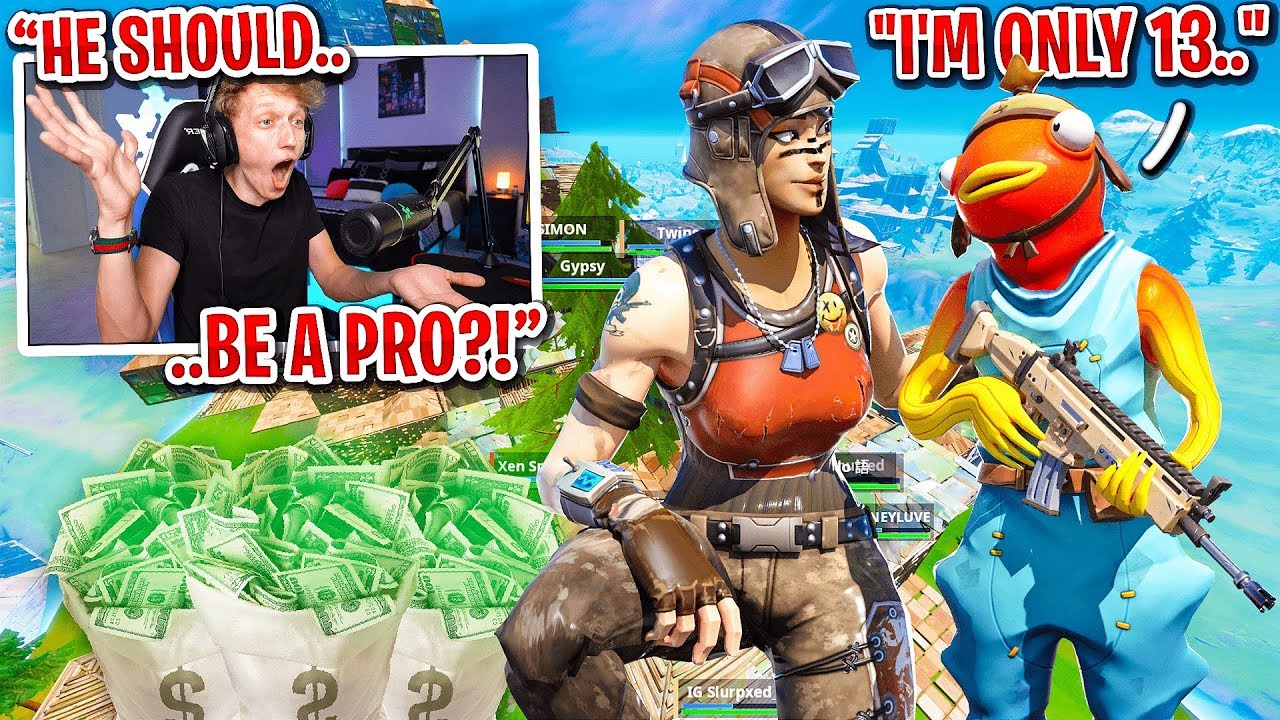 I met the most UNDERRATED 13 year old in my custom scrims... (he should be a PRO!)