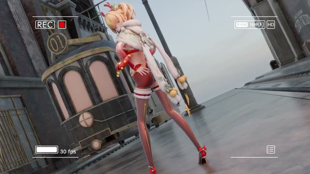 【snowbreaks/MMD/芬妮】圣诞小鹿撞呀撞