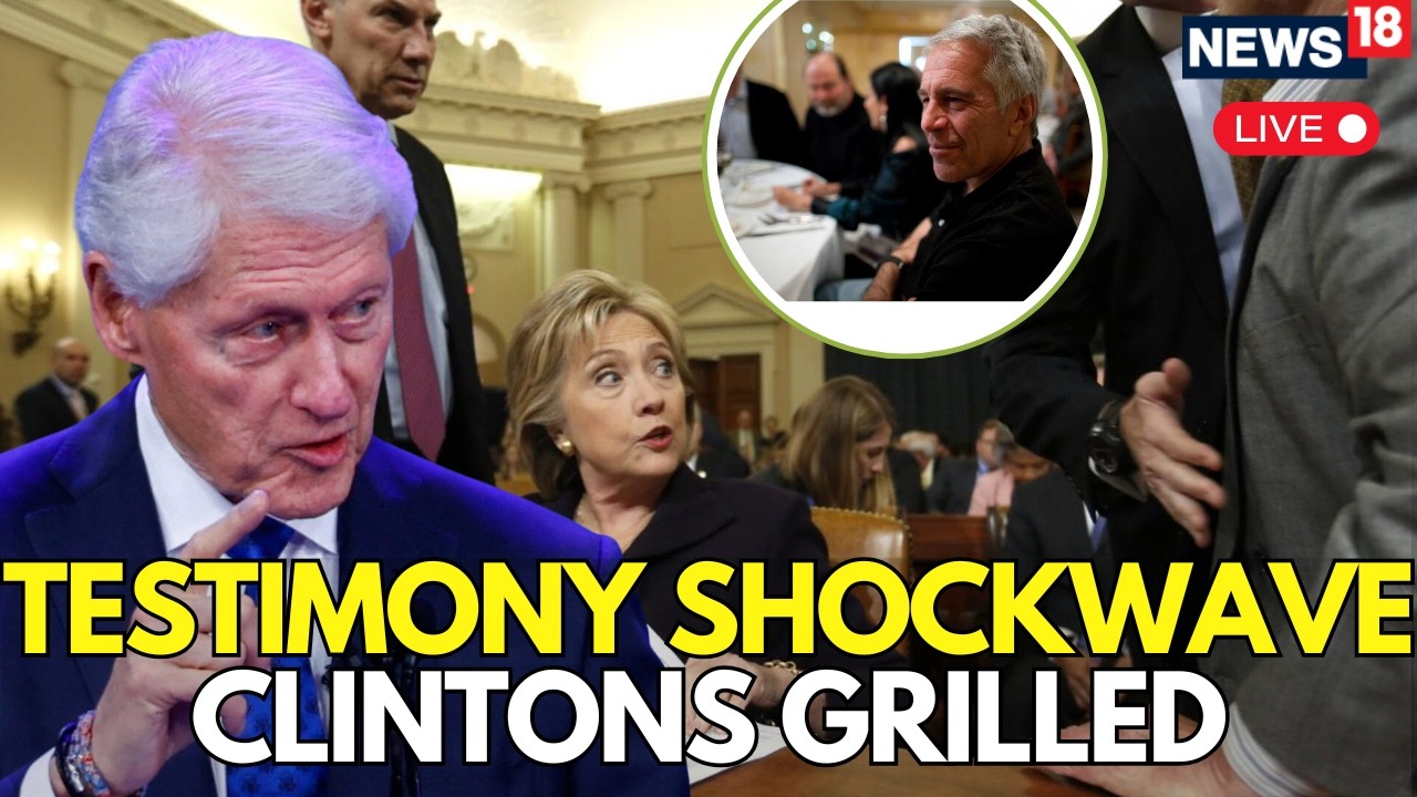 Epstein NEWS LIVE | Horrifying, Bill And Hillary Clinton Make A SHOCKING Statement On Probe | N18G