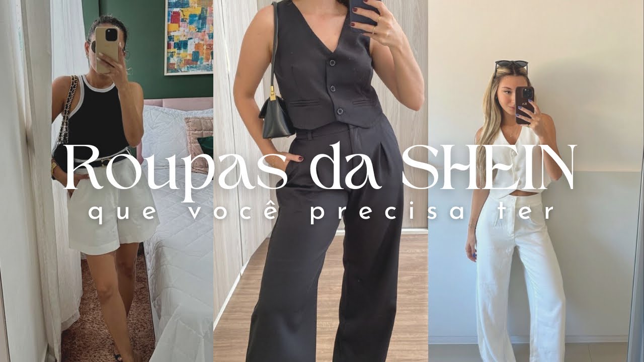 COMPRINHAS ELEGANTES DA SHEIN | Looks de verão, peças de alfaiataria, old money 🛍️