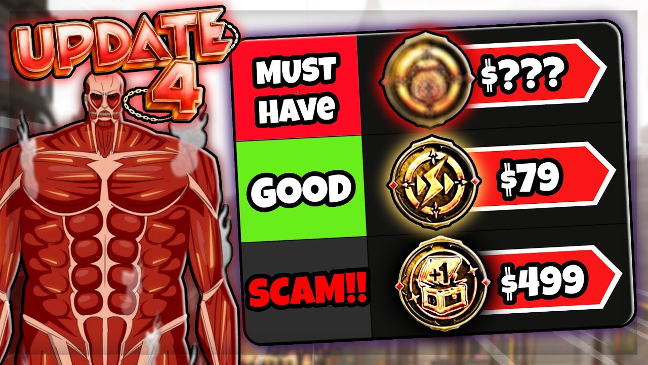 Ranking Every GAMEPASS in AOT Revolution So You Don’t Waste Robux! (2 New CODES)