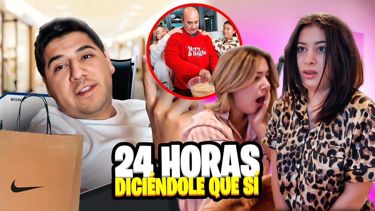 24 HRS DICIÉNDOLE QUE SI A ALAN😰 | Hermanas JM