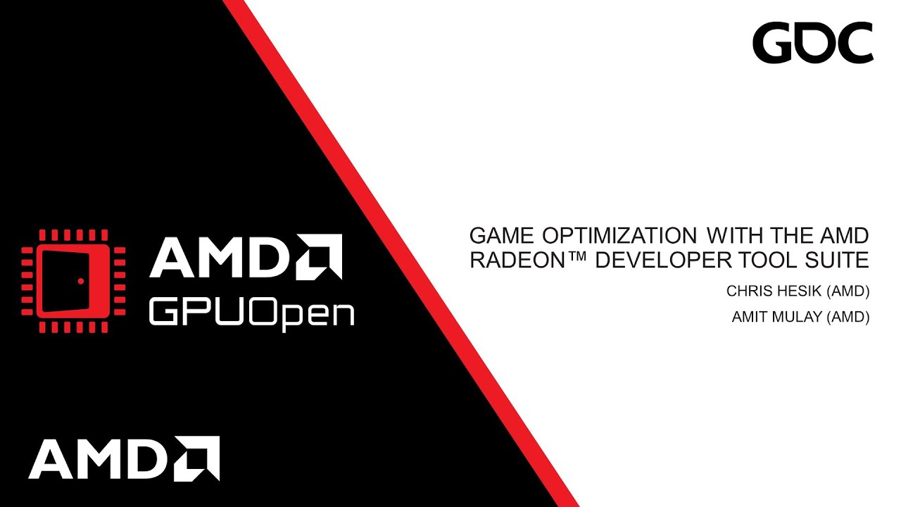 GDC 2024 - Game Optimization with the Radeon&trade; Developer Tool Suite