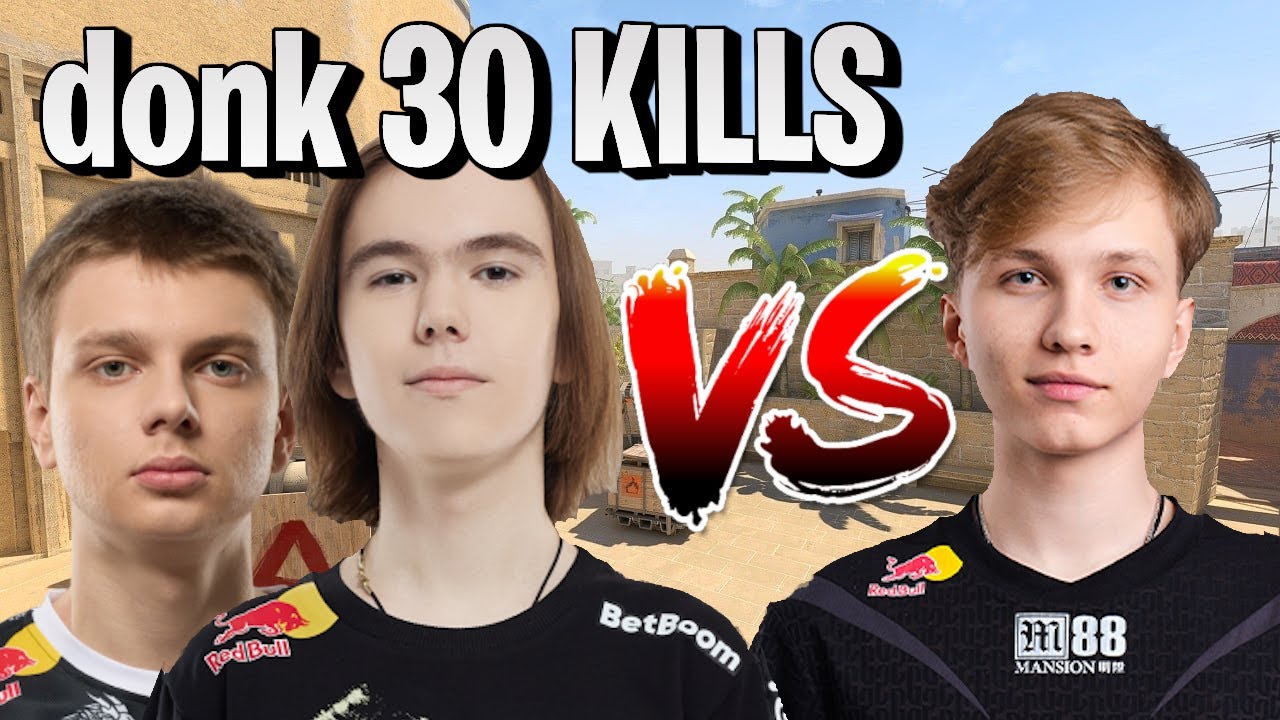 DONK 30 KILLS vs. m0NESY with kyousuke | PRO POV CS2 | Mirage