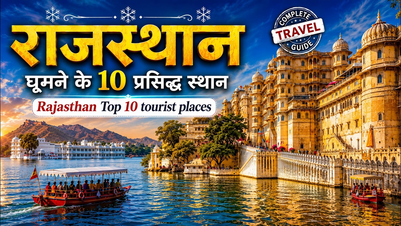 Top 10 RAJASTHAN Tourist Spots You Must Visit