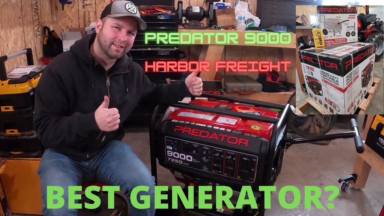 Harbor Freight Generator Predator 9000 Watt- Best Portable Generator for the money?