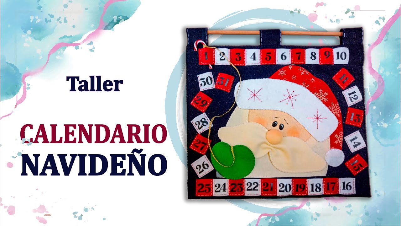 Como hacer un CALENDARIO NAVIDEÑO