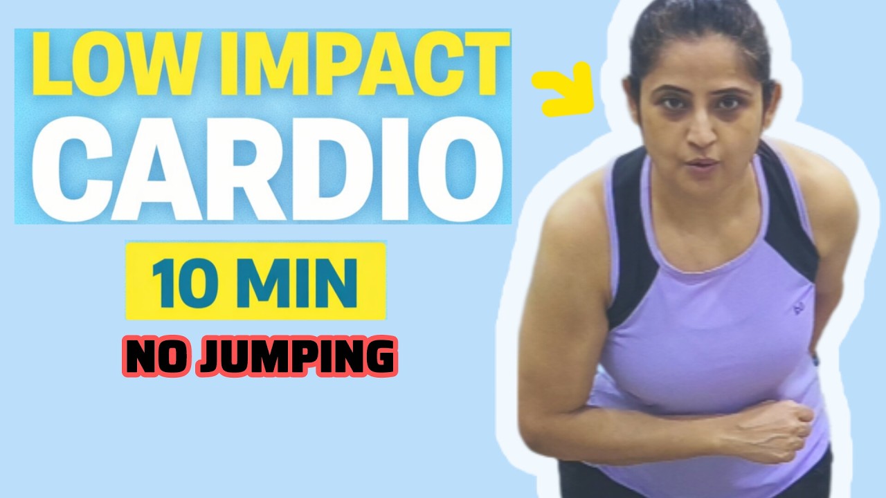 10 Min Low Impact Cardio | No Jumping Home Workout | Follow Along