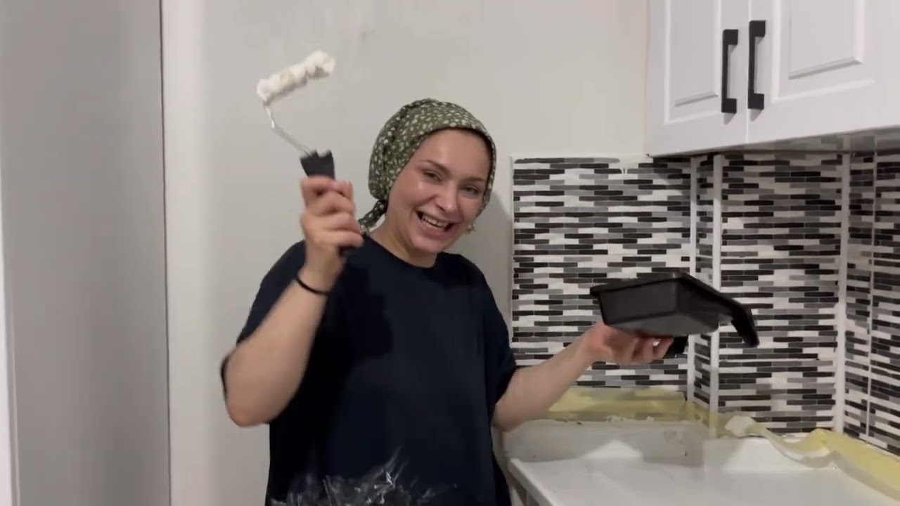 Yeni Gelin Mutfağına Boyama Yapmak İstedik  Mahfettim İşin İçinden Çıkamadık🛑😱
