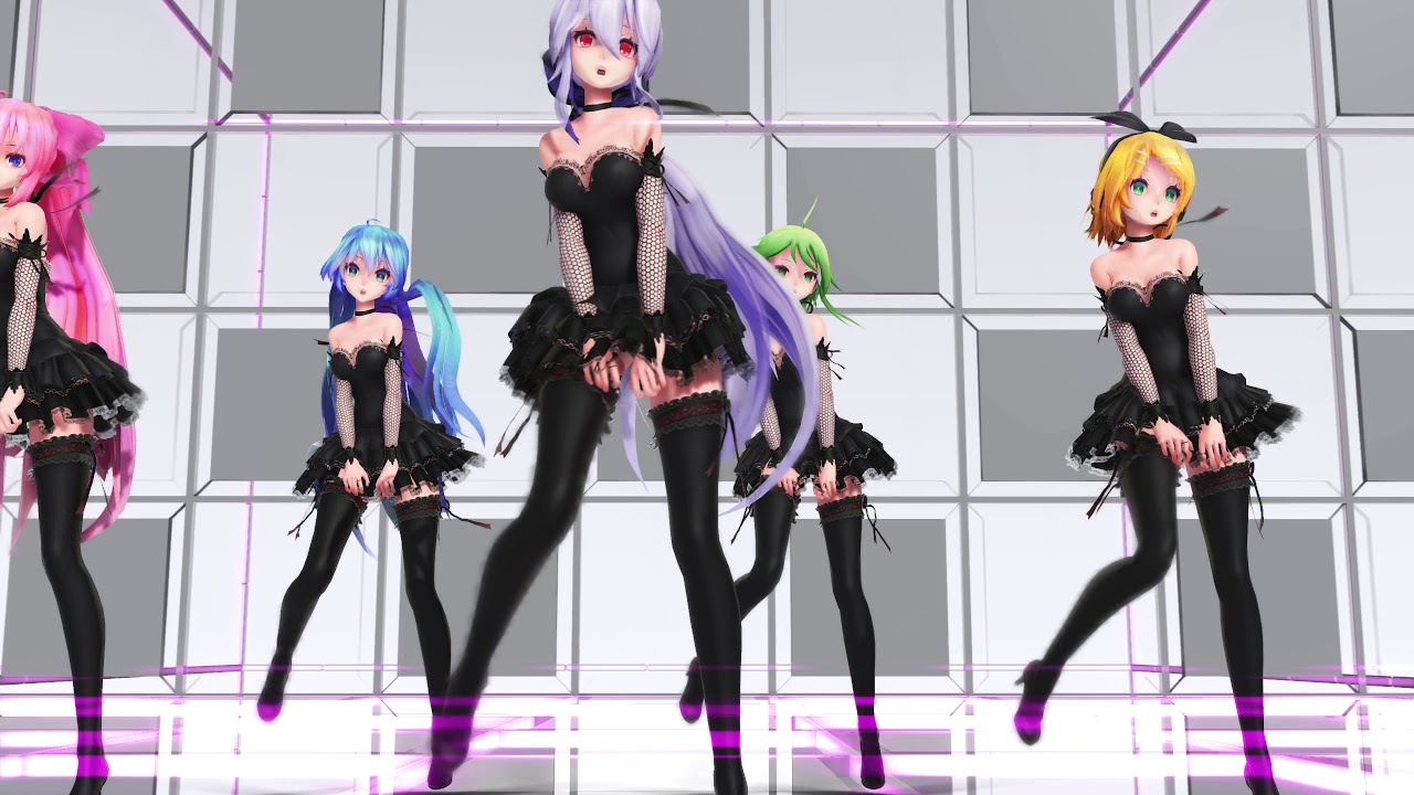 【MMD】Kimagure Mercy / 気まぐれメルシィ {Miku Luka Halu Rin Gumi}