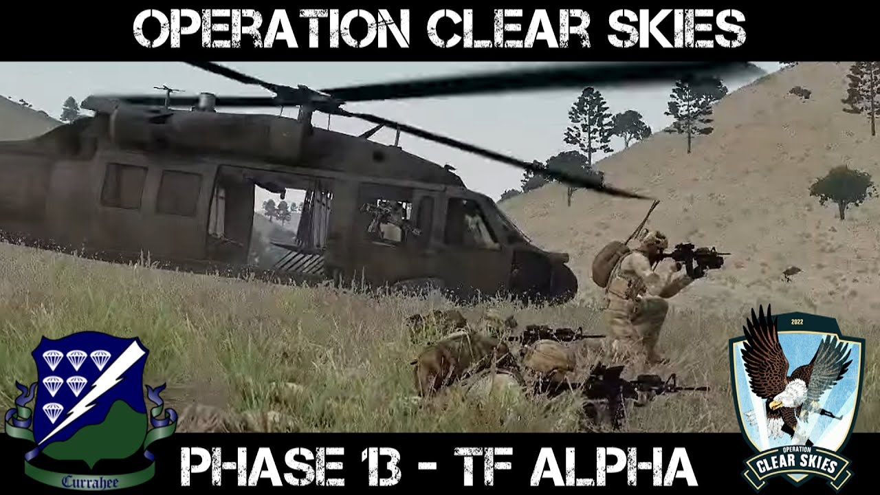 ARMA 3 Infantry Gameplay - Op Clear Skies Phase 13 - TF Alpha - Commanding