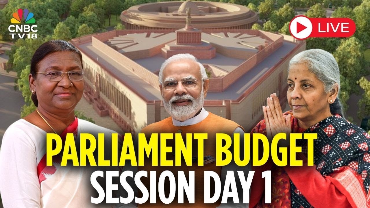 Budget Session LIVE | Droupadi Murmu Addresses Parliament; Oppostion Raises G RAM G, SIR | N18L