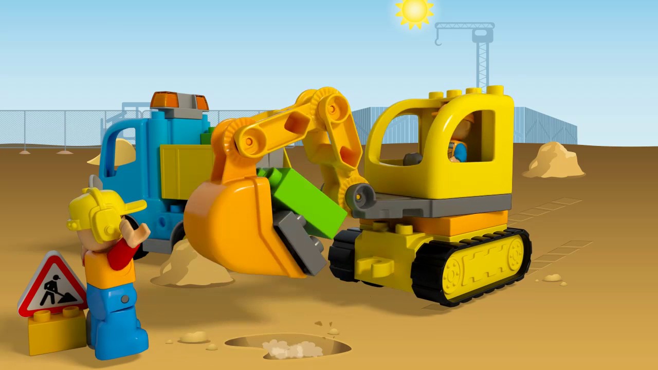 LEGO&reg; DUPLO&reg; - 10812 Ciężar&oacute;wka i koparka gąsienicowa