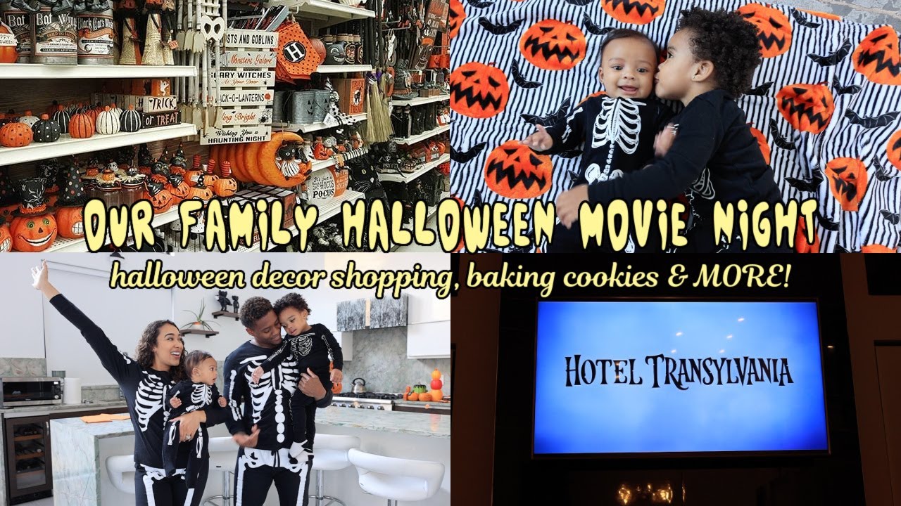 Our Family Halloween Movie Night! |Halloween Decor Shopping, Baking Halloween Treats + MORE!