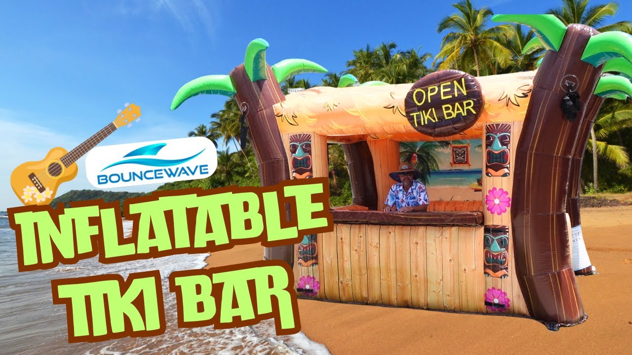 BounceWave's Inflatable Tiki Bar | The Perfect Add-On for Party Rental Businesses