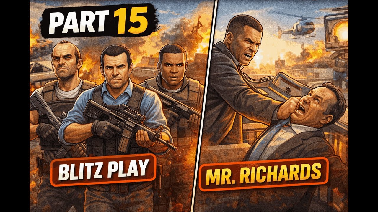 GTA 5 Walkthrough Part 15 – Blitz Play Heist & Mr. Richards | Full Mission Gameplay