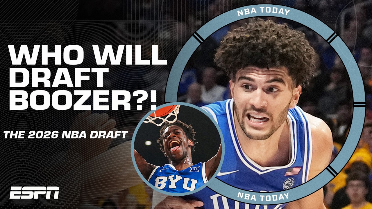 WHO will be the No. 1 pick in the 2026 NBA Draft?! AJ Dybantsa or Cameron Boozer 👀 | NBA Today