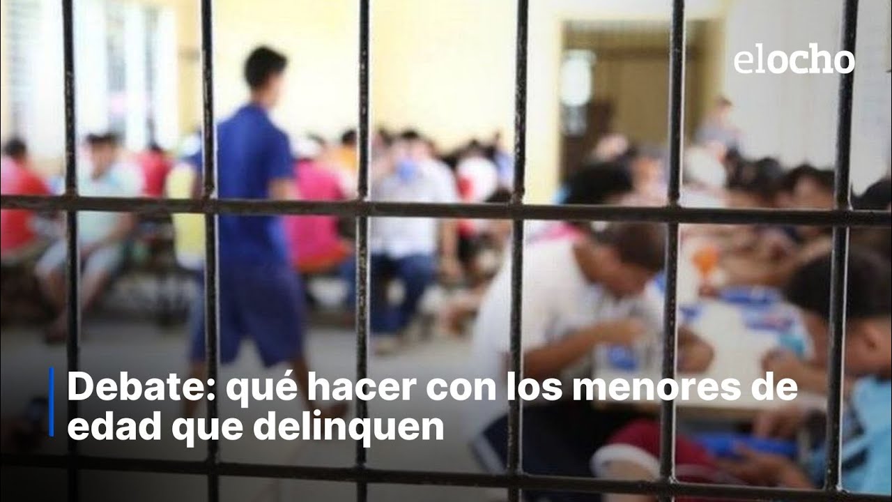 DEBATE: ¿QUÉ HACER CON LOS MENORES QUE DELINQUEN?