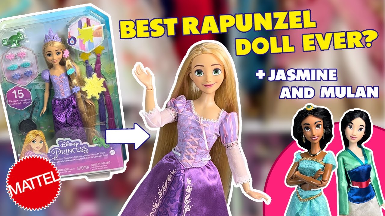NEW Mattel Disney Princess Doll Repaints - Rapunzel, Jasmine, & Mulan!