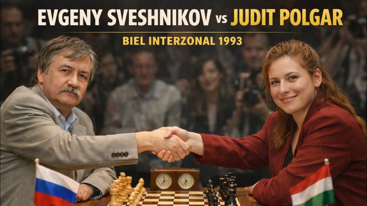 Evgeny Sveshnikov vs Judit Polgar ◉ Biel Interzonal Tournament - Biel 1993