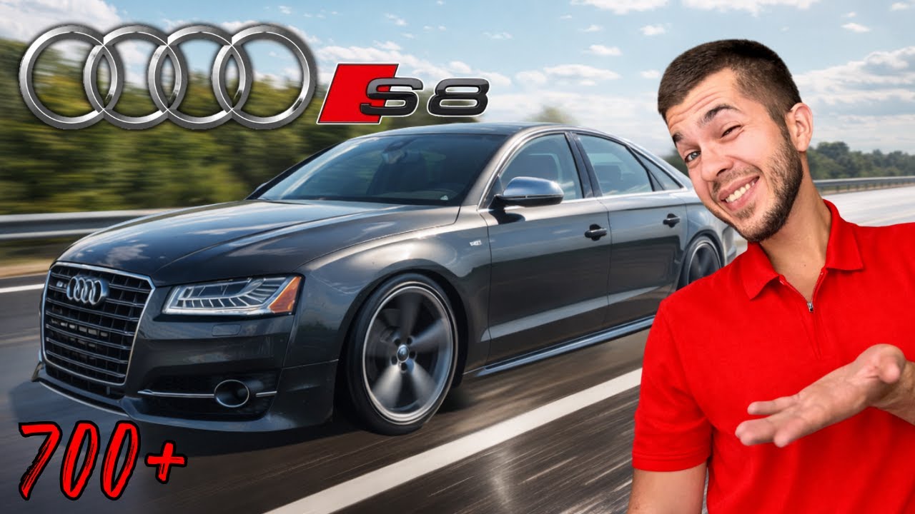 КОЙ КАЗА, ЧЕ ЛИМУЗИНИТЕ СА БАВНИ?! Audi S8 D4 2015 700+ кс