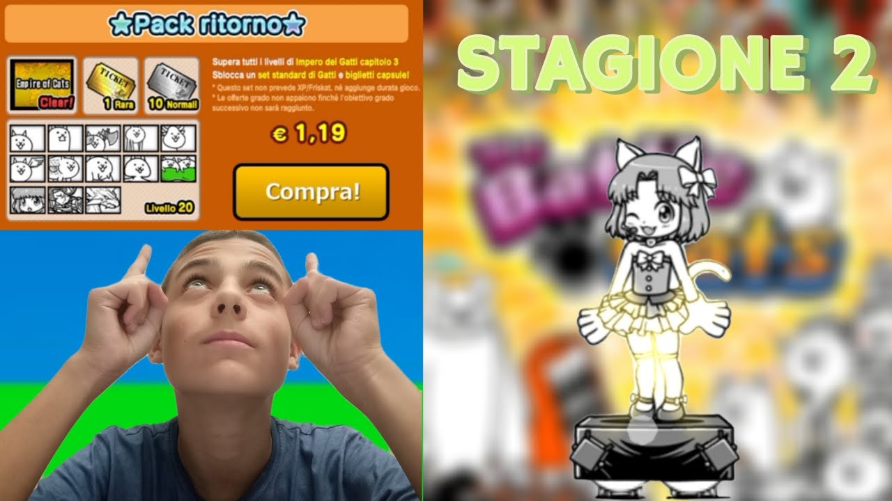 INIZIO SECONDA STAGIONE - PACK RITORNO(the Battle cats)S2#ep1