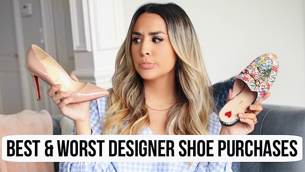 BEST & WORST DESIGNER SHOE PURCHASES! GUCCI, CHANEL, VALENTINO & LOUBOUTIN | ALEXANDREA GARZA