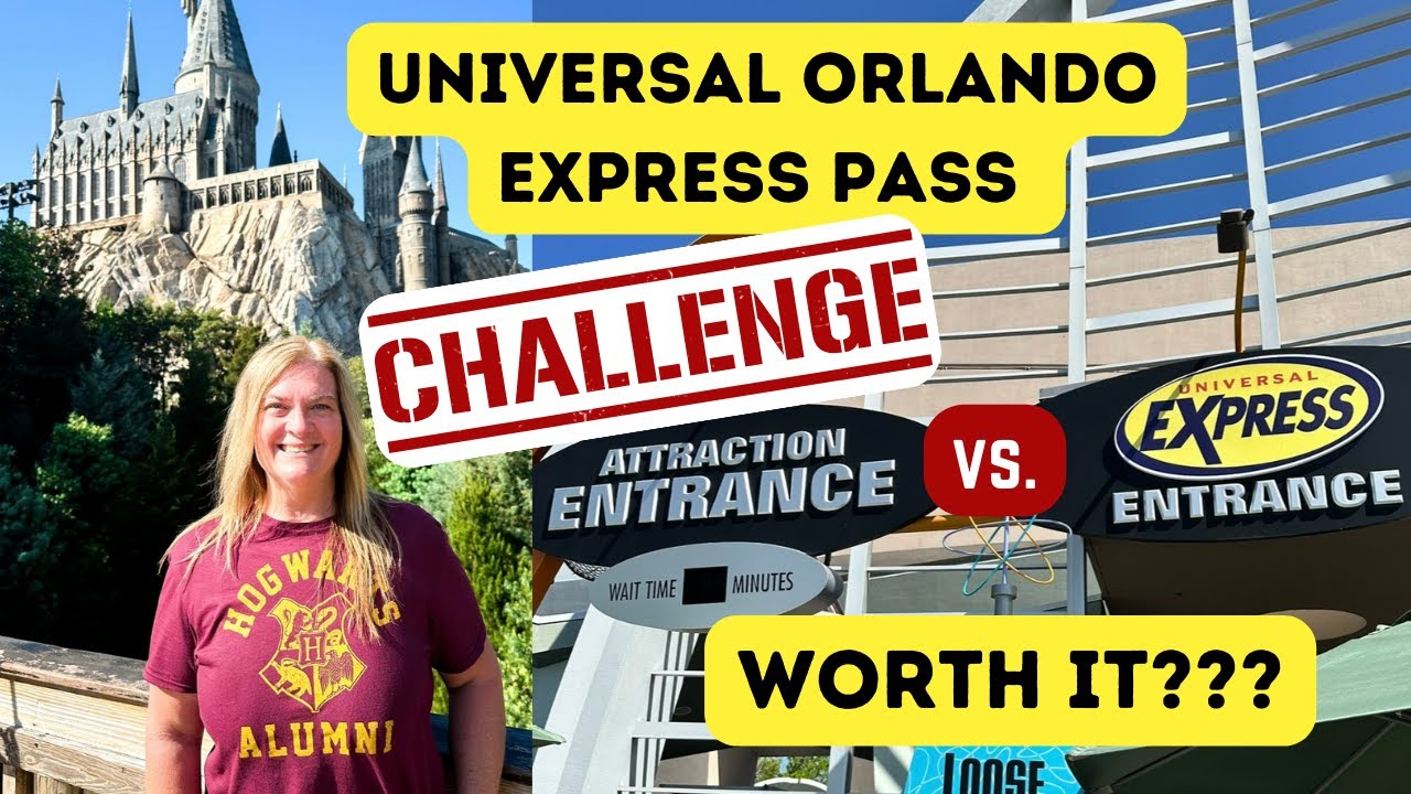 Universal Orlando Express Pass worth it challenge?  Crowded day Express Pass vs. Stand by line