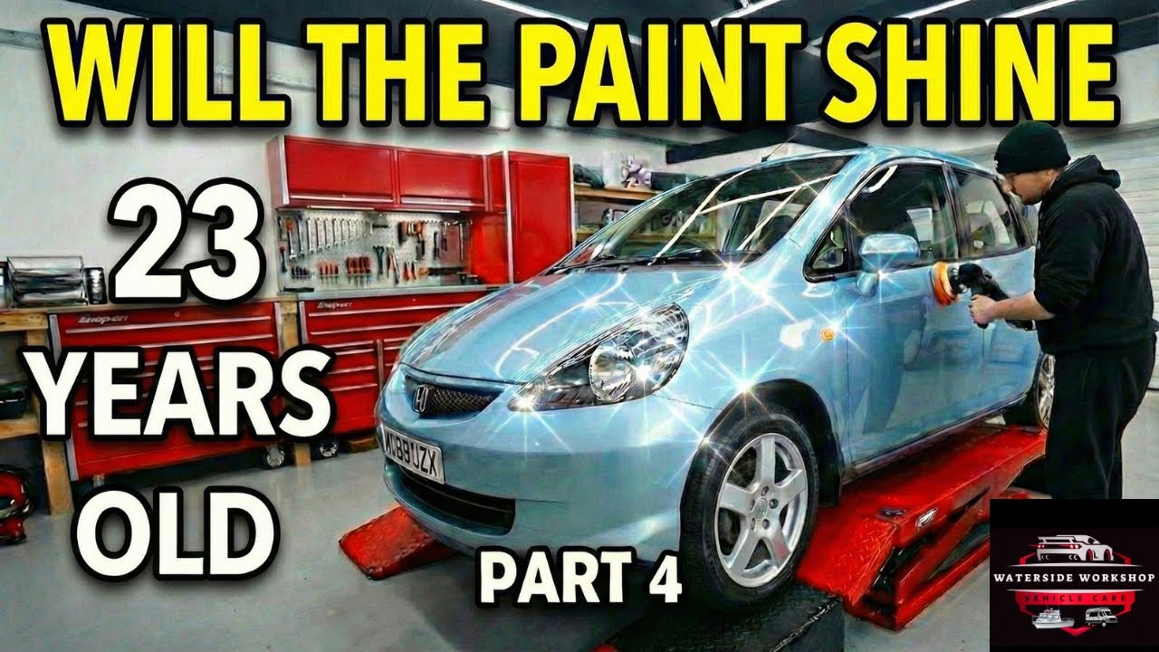 From Dull to Deep Shine: Saving the Rare Honda Jazz Sports Paint wheels & headlights - Part 4