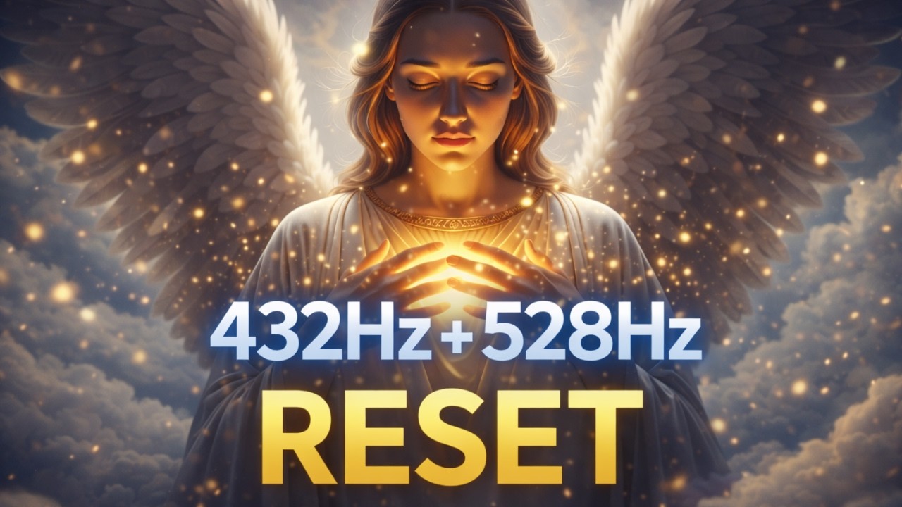 Release the Day & Heal While You Sleep — 432Hz + 528Hz —  ANXIETY OFF