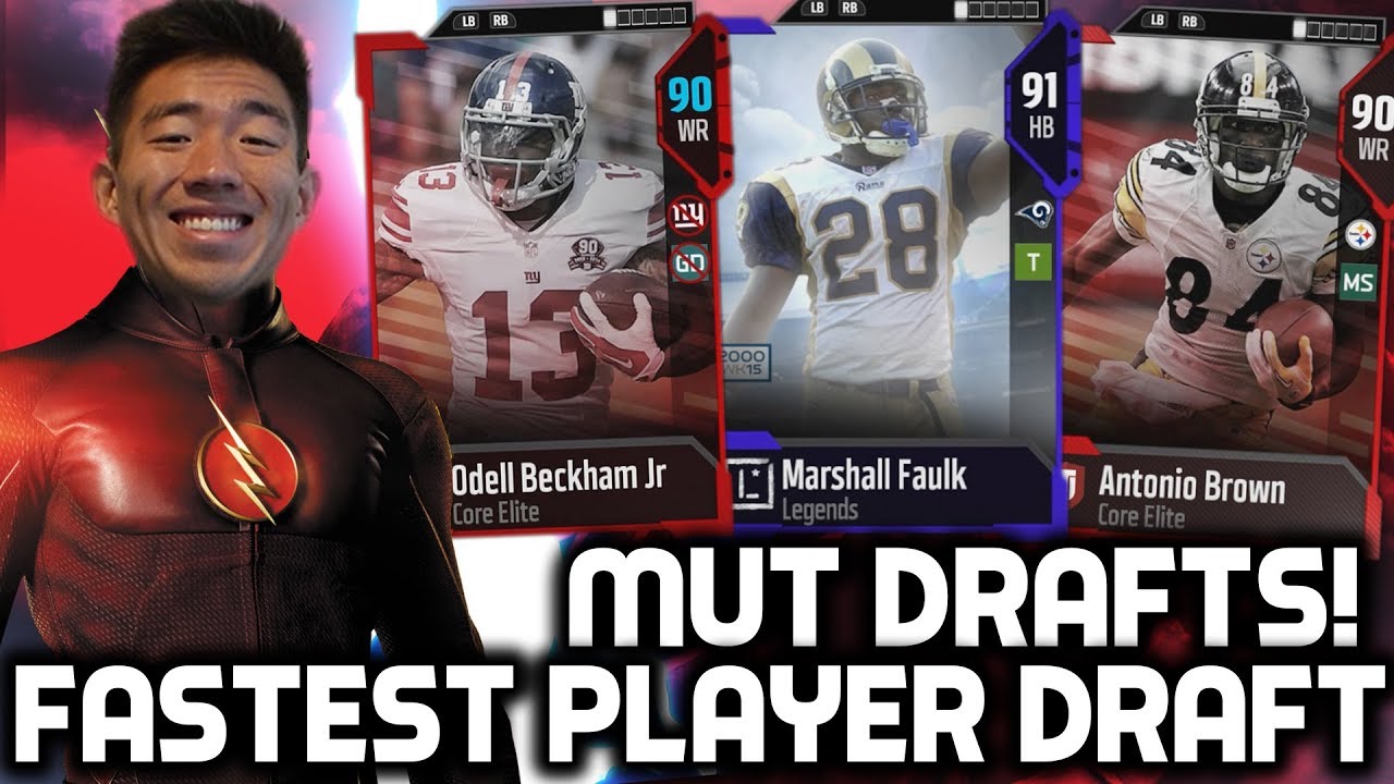 FASTEST PLAYER DRAFT! MADDEN 18 MUT DRAFTS