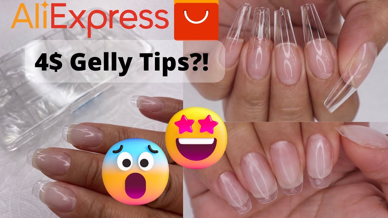 DIY Testing 4$ Gelly Tips from ALIEXPRESS