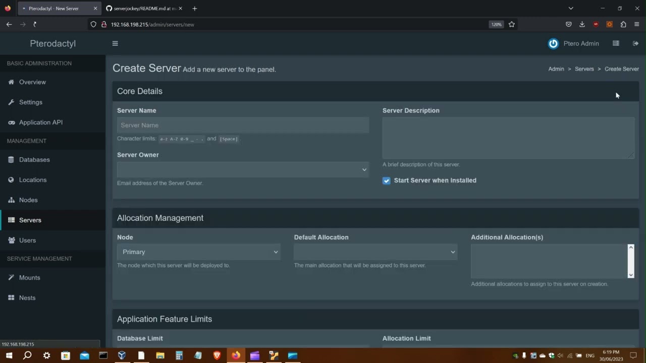 ServerJockey install on Docker & Pterodactyl guide