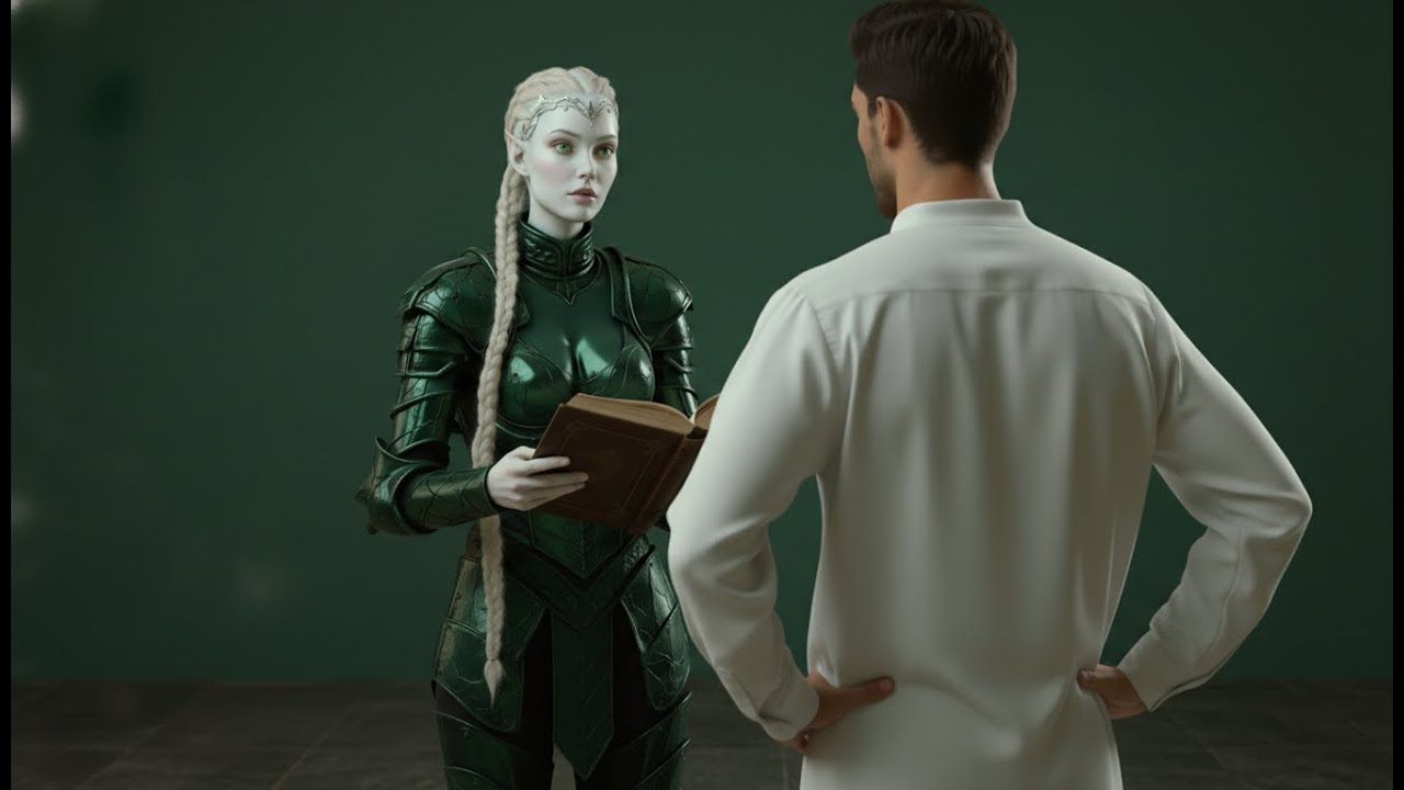 The Princess Opened the Forbidden Book — A Human Was Listed as a Galactic Legend