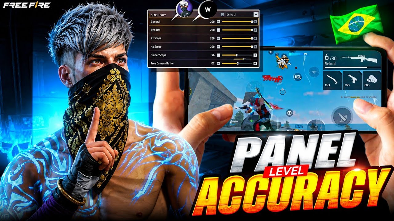 BEST PANEL LEVEL SETTINGS 🔥 100% Headshot Settings for ALL Android Devices ✅ |