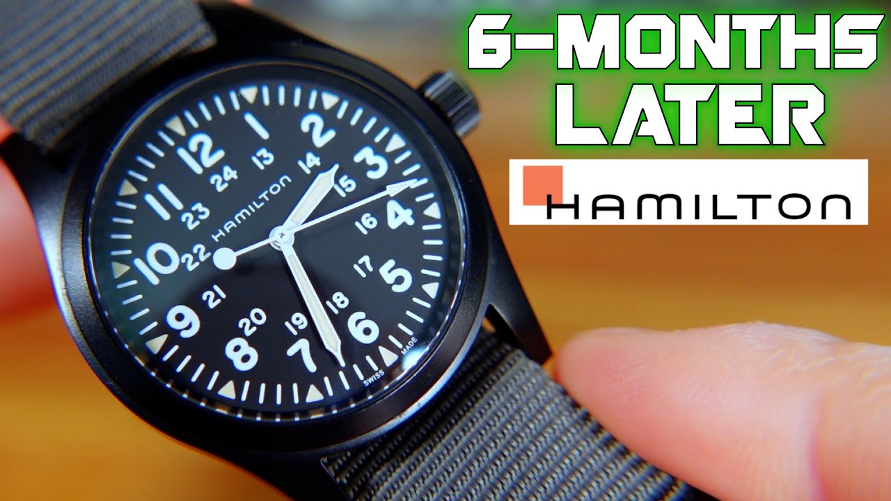 Hamilton Khaki Field Mechanical PVD 38 мм — 6 месяцев на запястье