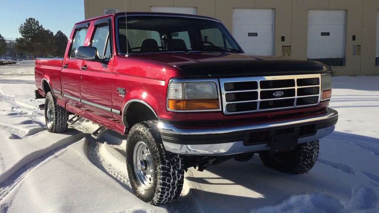 WWW.DIESEL-DEALS.COM 1997 FORD F250 CREW XLT 4X4 SHORTBED *ONLY 112K* 7.3 POWERSTROKE TURBO DIESEL