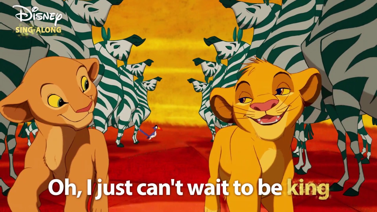 I Just Can't Wait To Be King | The Lion King | DISNEY SING - ALONGS