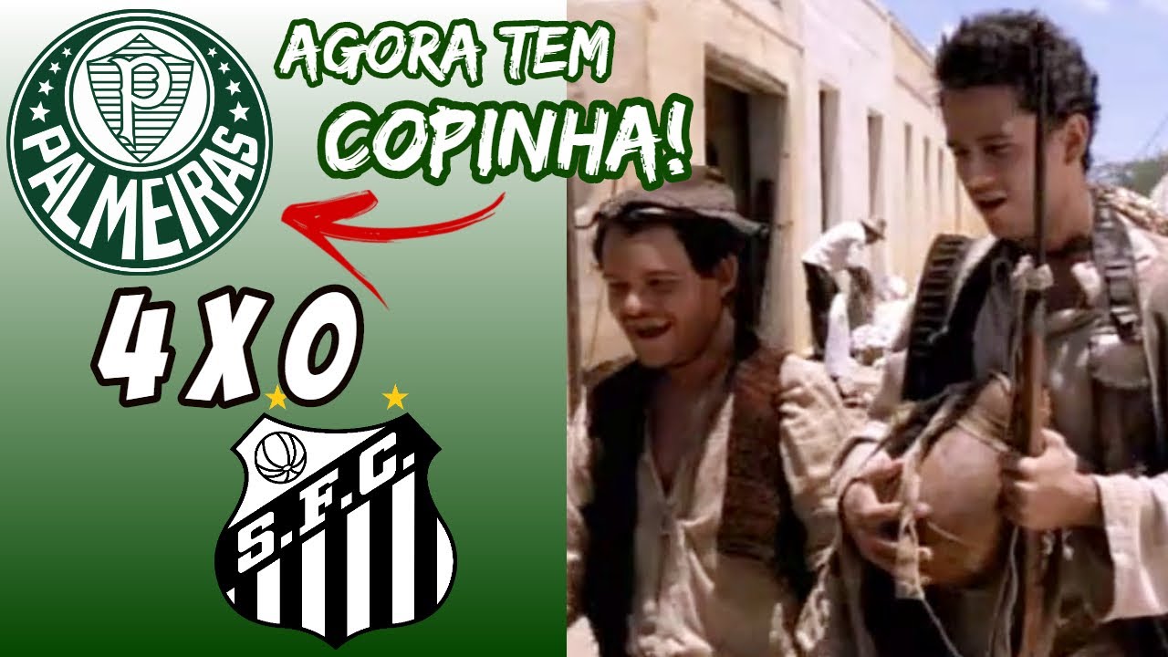A PIADA ACABOU! O Porco agora tem Copinha devorando o Peixe | Palmeiras 4x0 Santos